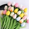 5/10Pcs Tulip Artificial Flowers Real Touch Bouquet Fake Flowers Home Decoration for Supplies Valentines Flowers Wedding Decor