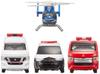 Takara Tomy Tomica Emergency Vehicle Miniature Car Ages 3 and Up Set, Toy,