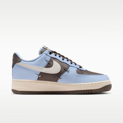 Женские кроссовки Nike Air Force 1 Low Hydrogen Blue Iron Grey (Женский) Синий Водород/Серый Железо