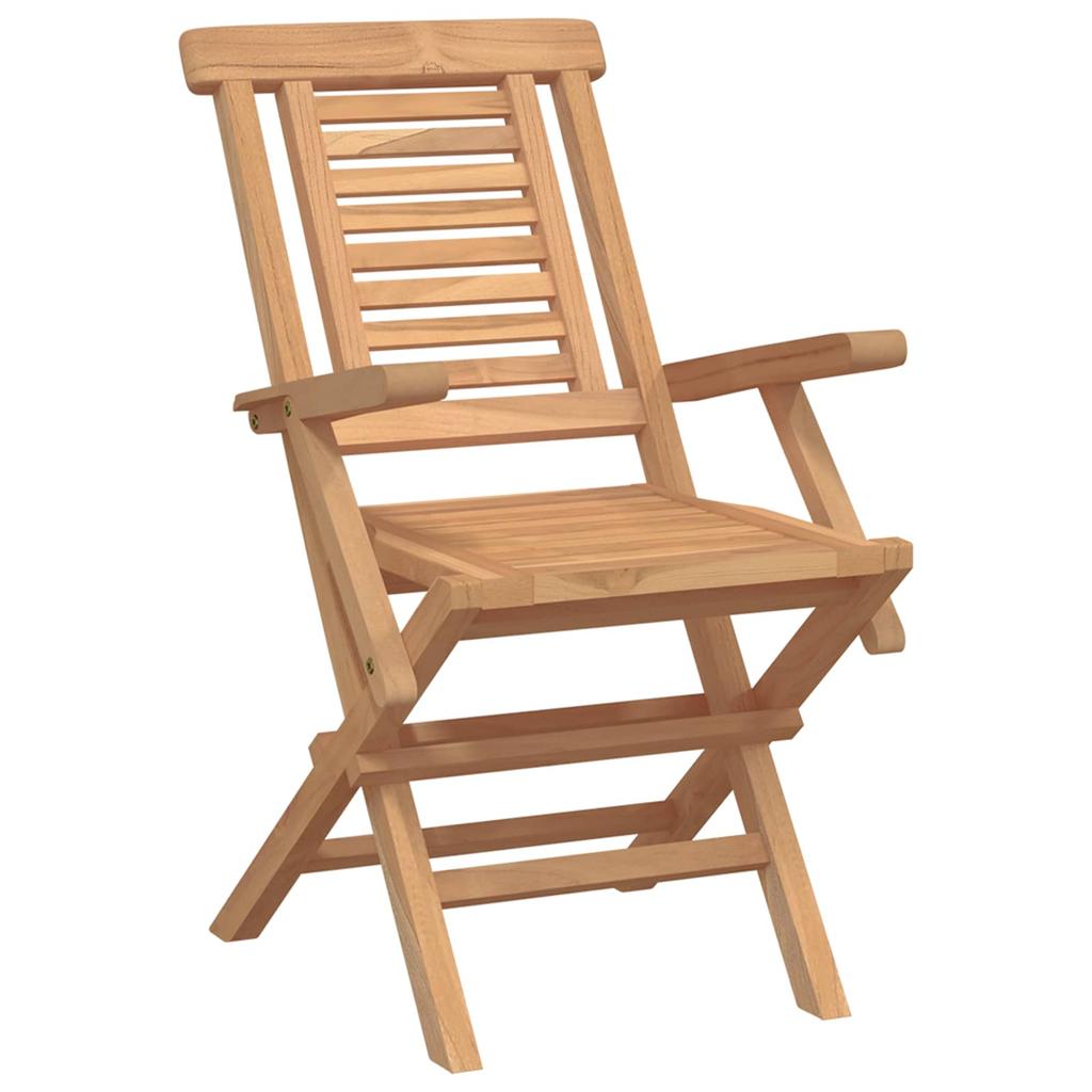 Garden Set 5 pcs. Brown Solid Wood Teak