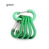 5pcs Multi-Use Outdoor Backpack Carabiner Keychain Snap Clip Lock Buckle Fishing Hook