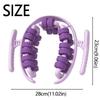 Portable Manual Leg Massager Ring-Shaped Slimming Roller Tool  Post-Workout