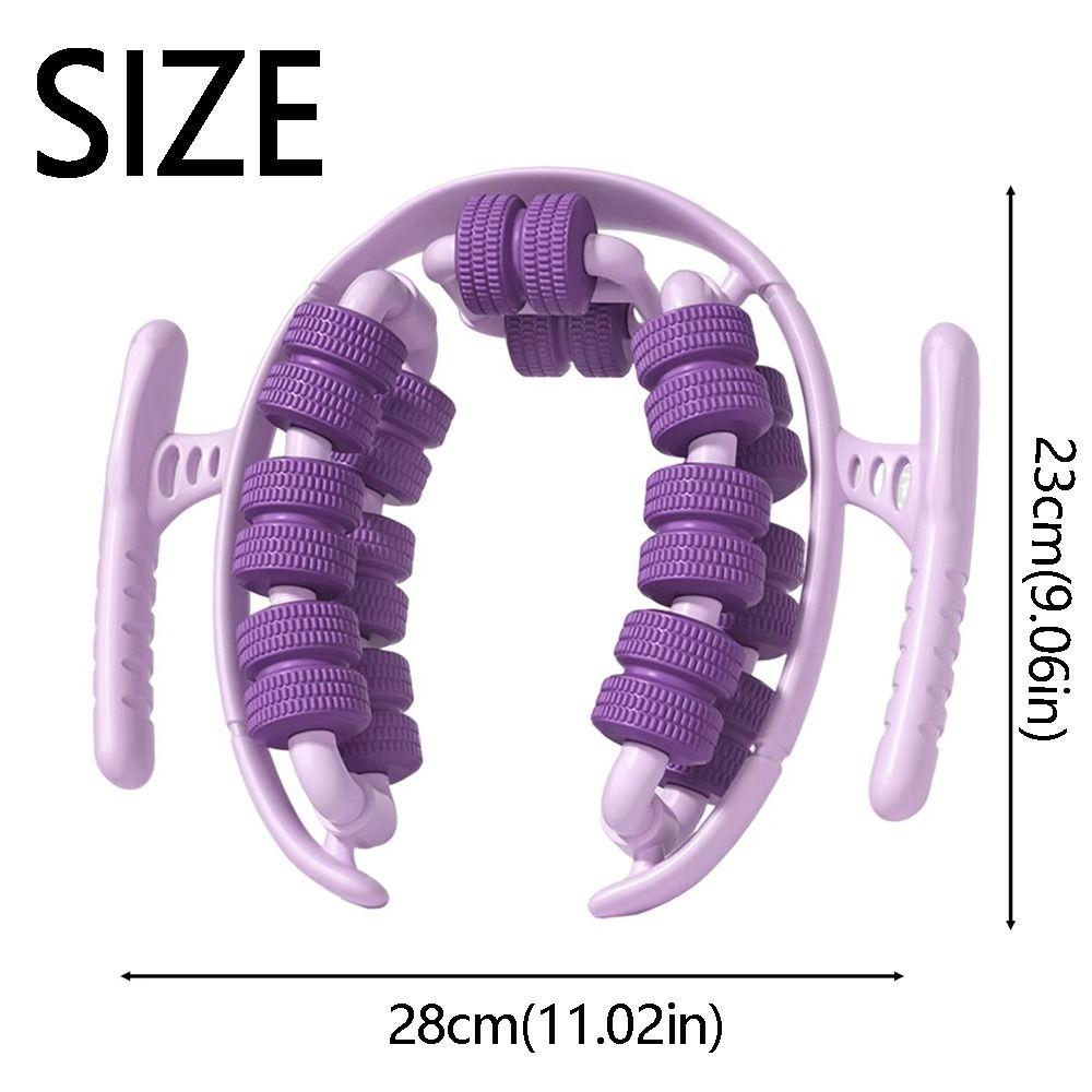 Portable Manual Leg Massager Ring-Shaped Slimming Roller Tool Post-Workout