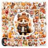 Милые мультяшные лисы Firefox наклейки эстетика дети DIY подарок игрушка декоративная наклейка для скрапбукинга журнала ноутбука бутылок водонепроницаемые