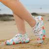 Детская быстросохнущая обувь для водных видов спорта, дышащая обувь для мальчиков и девочек, пляжные кроссовки для плавания, обувь для дайвинга босиком, серфинг...