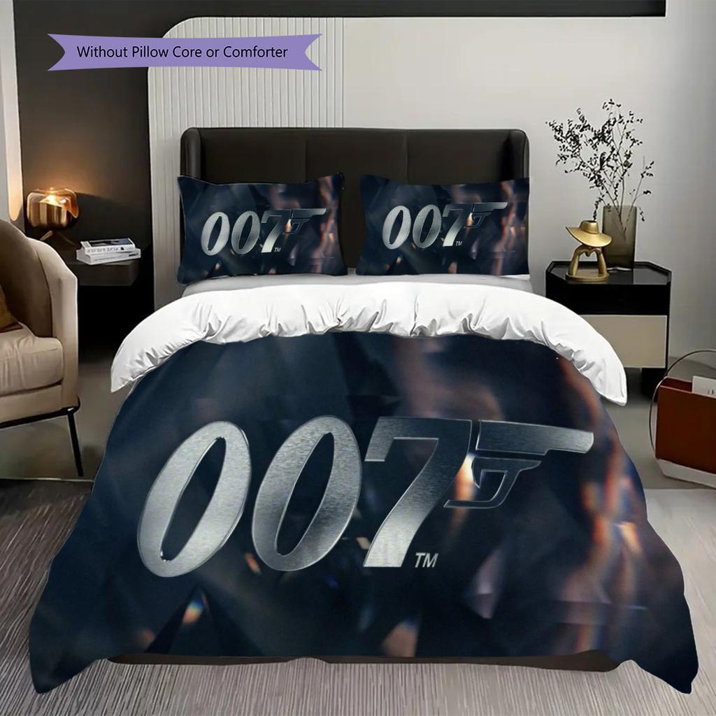 Iconic Spy Saga Bedding (1 * duvet cover + 2 * pillowcase, without core) 2D Flat Soft and comfortable Christmas birthday gift