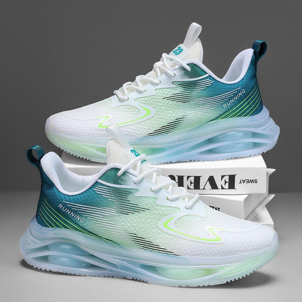 Sneakers Large Size Breathable Tide Shoes Men's Shoes Transparent Bottom Sports Shoes