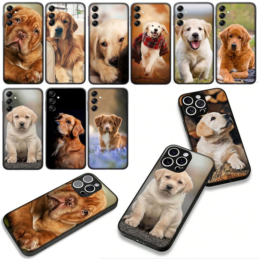 Phone Cover Animal Pet Golden Retriever Dog for Xiaomi Poco F7 F6 F8 Ultra F5 X7 X6 X5 X3 NFC M7 M6 Pro C85 C75 C65 C71 C61 Case