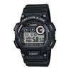 Цифровые часы Casio с вибрационным будильником W735H-1A, для детей, учеников начальной и средней школы, мужские, водонепроницаемые, секундомер, виб