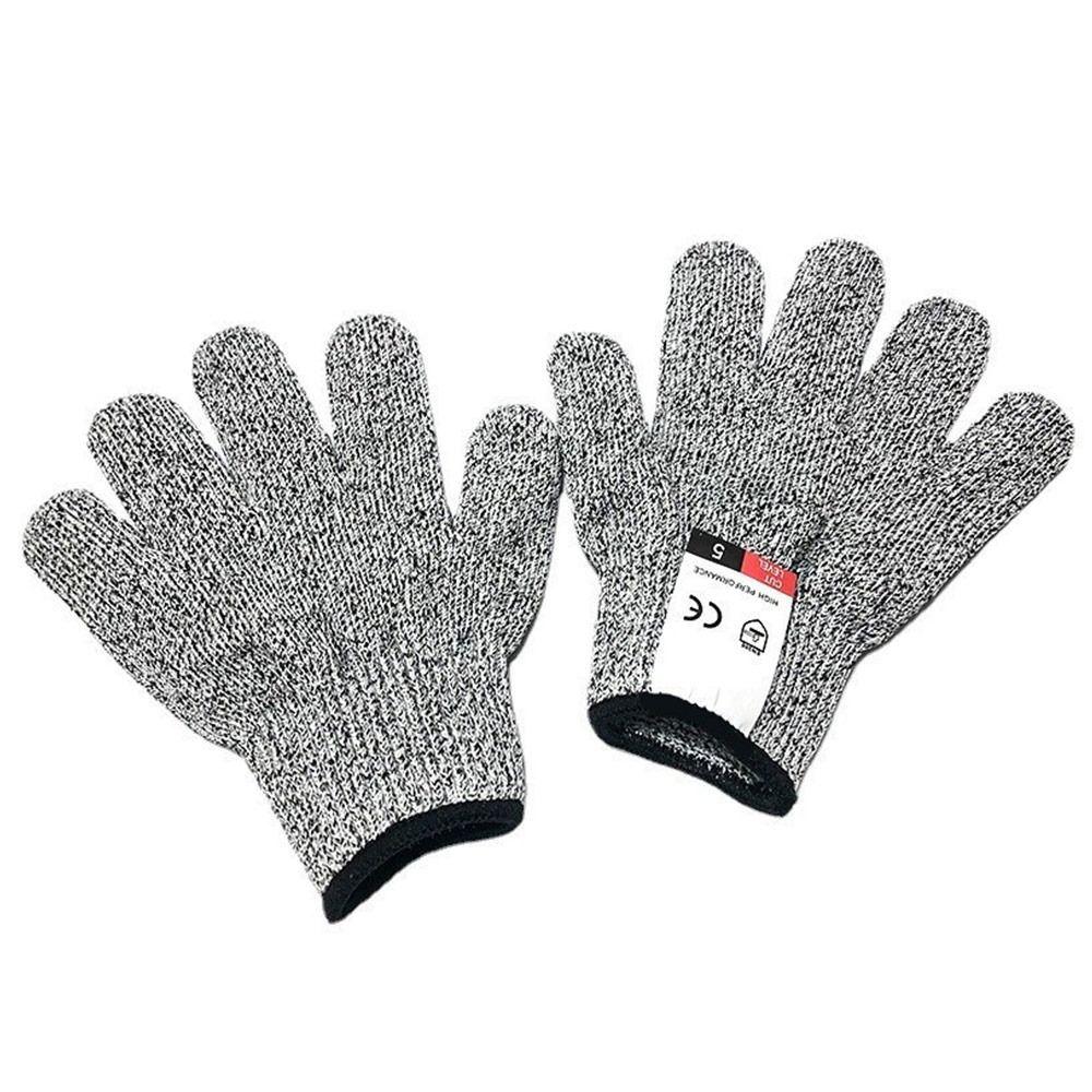 Grey Pink Blue Child Anti-cutting Gloves HPPE Protective Mittens Work Safety Gloves Carving