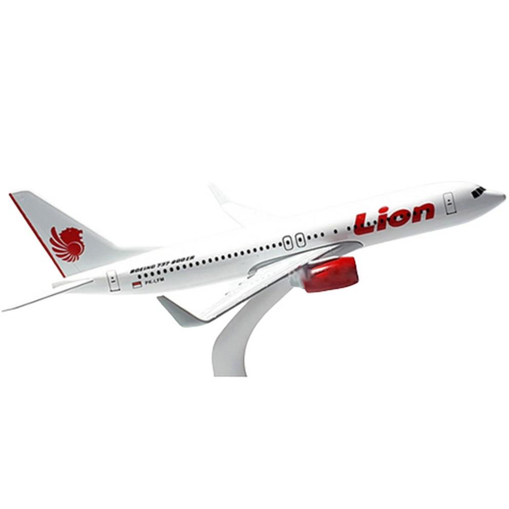 Литой Модель Самолета Реплика 20 см - Индонезия Lion Air Boeing 737 (Серия 38)