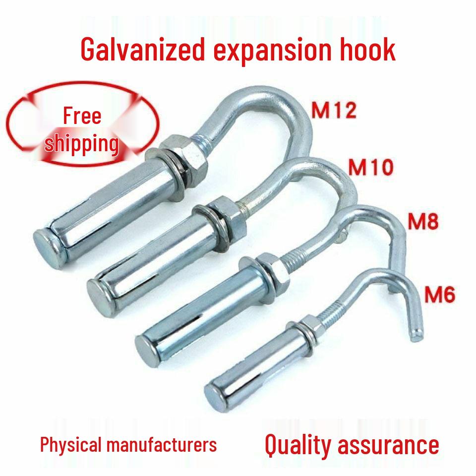 Набор крюков с распорными винтами для потолочного вентилятора с хвостовиком для дрели