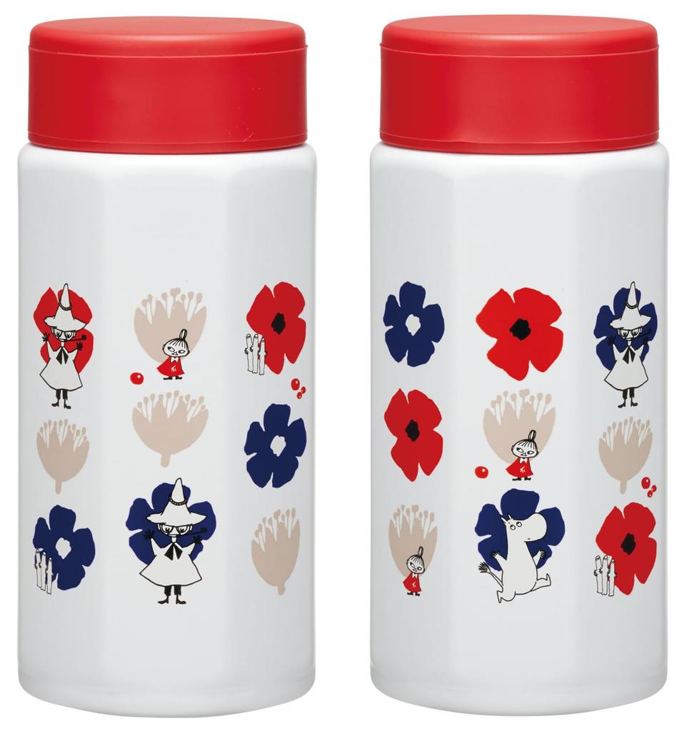 Skater Stainless Steel Easy to Octagonal Moomin STO468048 Mug, 350ml, Hold, Shape, Insulated, Design,