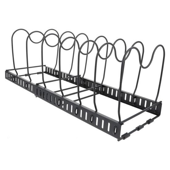 Кухонная полка для хранения, выдвижная противоскользящая пластина из нержавеющей стали, крышка кастрюли, миска для посуды, держатель для сушки, разделочная доска, дренажная подставка