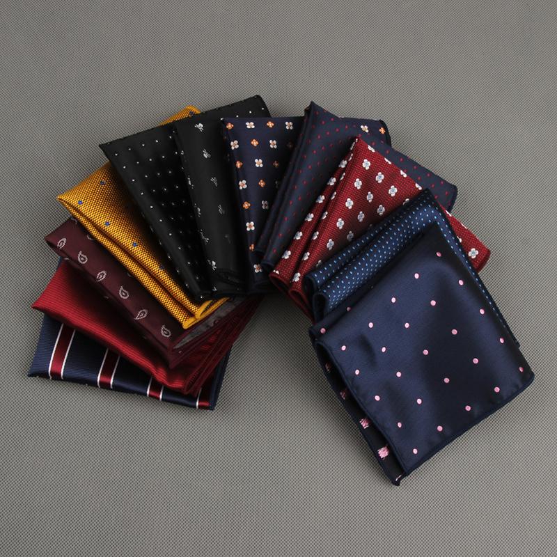 Men Suit Accessories Pocket Square Handkerchief Floral Print Chest Towel Paisley Vintage