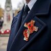 Унисекс мемориальная цветочная брошь-булавка, акрилевая памятная нашивка для церемониальной одежды, лацканов, шляп, курток и рюкзаков
