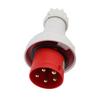 Промышленная розетка CEE Авиационный разъем IP67 Защита 5 контактов 63А 220-415В Красный для улицы