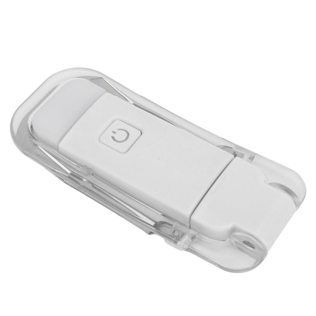 Светодиодная закладка-светильник USB, 3 уровня яркости, теплый белый свет, портативная пристегивающаяся лампа для чтения