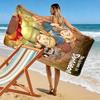 Anime Maze-themed Pattern 2D Flat Print Beach Towel, Large Soft Quick Dry Towel for Beach Camping SwimmingXSTJ0915300