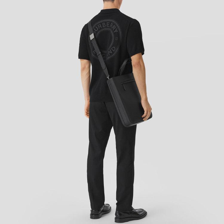 Burberry FW21 Polo Shirt Men's Black 80412821