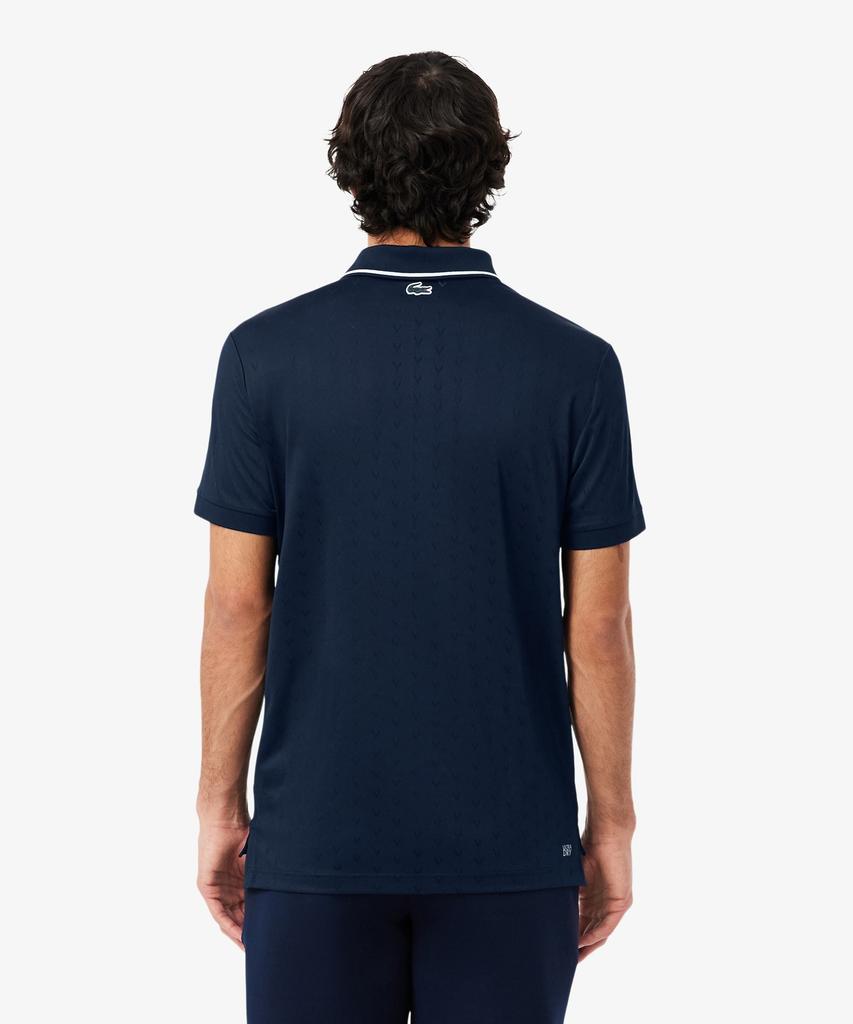 Мужская футболка-поло Lacoste Tennis Heritage с V-образным вырезом, коротким рукавом Dh0164-56G 166