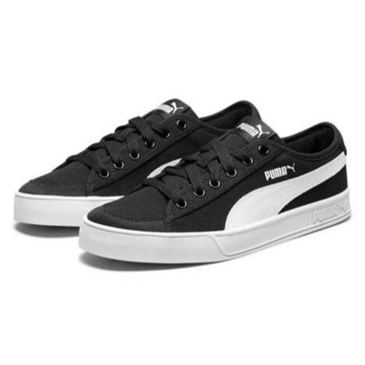 Puma Кроссовки Smash v2 Vulc CV Black White Unisex 365968-01