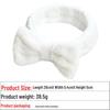 European & American Bow Flannel Hair Band - Wide Edge, Women's Face Wash Headband