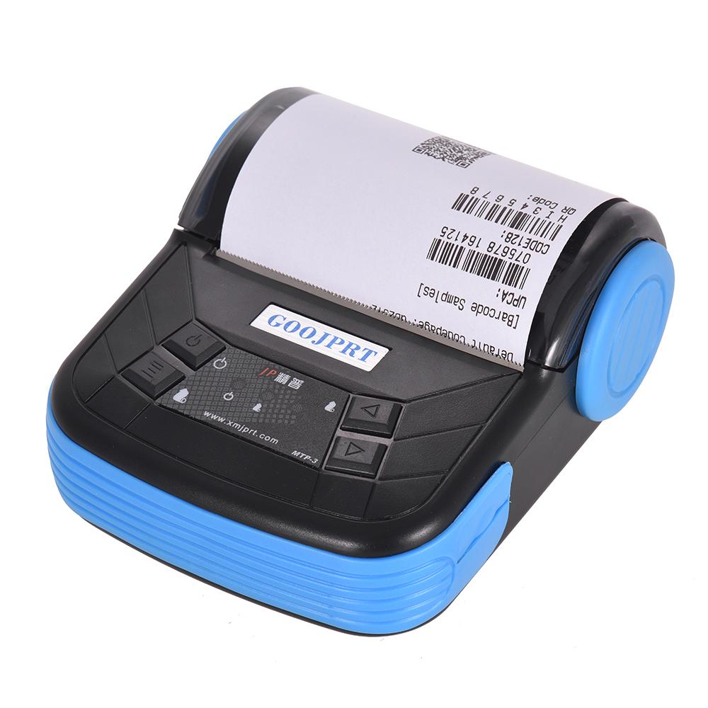 GOOJPRT MTP3 80mm BT Thermal Printer Portable Lightweight for Supermarket Ticket Receipt Printing