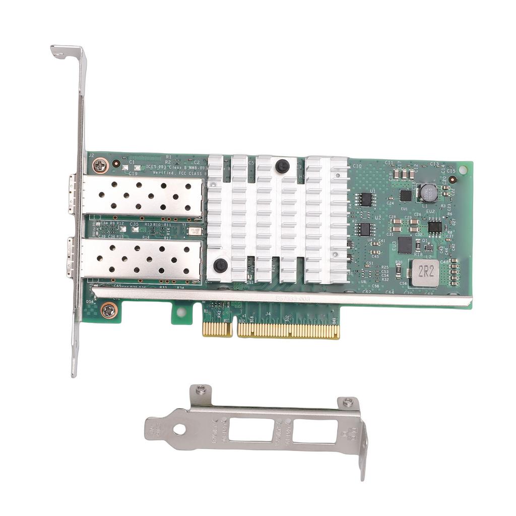 10 Гбит/с PCI E X8 Оптическая сетевая карта Поддержка чипа Intel 82599 Двойной порт SFP+ Контроллер PCI Express Ethernet