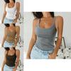 Женская майка в рубчик без рукавов, топ-камизоль, премиальный комфорт, базовая блузка, повседневная одежда
