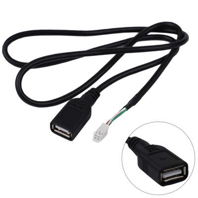 4-контактный разъем Адаптер удлинительного кабеля USB для автомобильной магнитолы