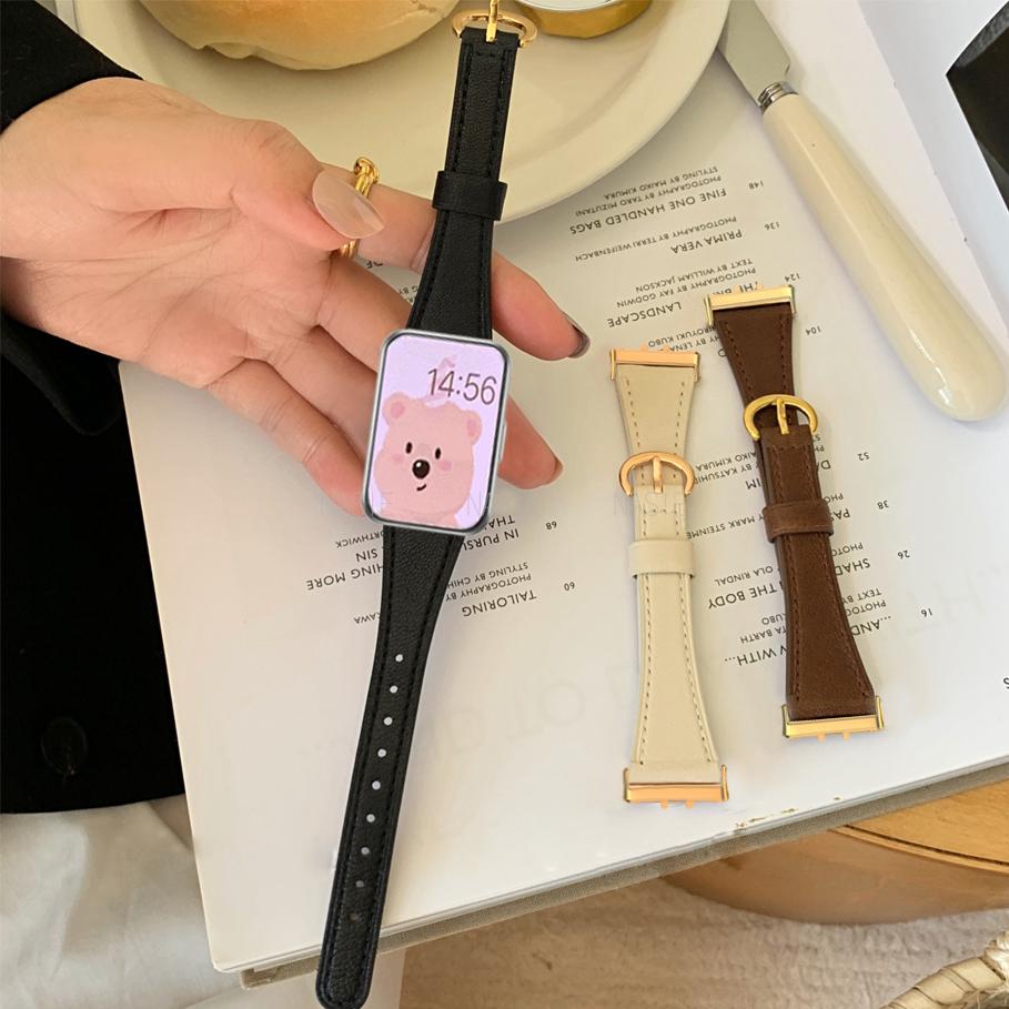 Тонкий ремешок из искусственной кожи для Samsung Galaxy Fit 3 Lady, ремешок для Samsung Galaxy Fit3 Mini с пряжкой Correa