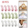 30pcs Saving Hanger Storage Cascading Closet Durable Clip Space Connector Hooks Clothes Hanger