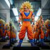 34 см Аниме Dragon Ball Z Супер Сайян 3 Сын Гоку Фигурки Действия Стоячая Модель ПВХ Статуя Настольное Украшение Орнамент Игрушки Подарки