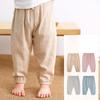 Детские брюки из хлопка и льна Весенние и летние тонкие льняные брюки Шаровары Детские брюки-шаровары от комаров