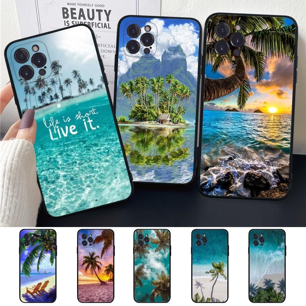 Чехол для телефона «Пляж и море» для iPhone Samsung Galaxy Redmi Xiaomi Oppo OnePlus Note SA 7 8 9 10 11 12 13 14 20 21 22 23 53 54 Pro Max Plus Ultra TPU Soft