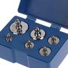 6Pcs/Sets Home Kitchen Tool 5G 10G 20G 50G 100G Grams Accurate Calibration Kit Chrome Plating Scale Weights Set