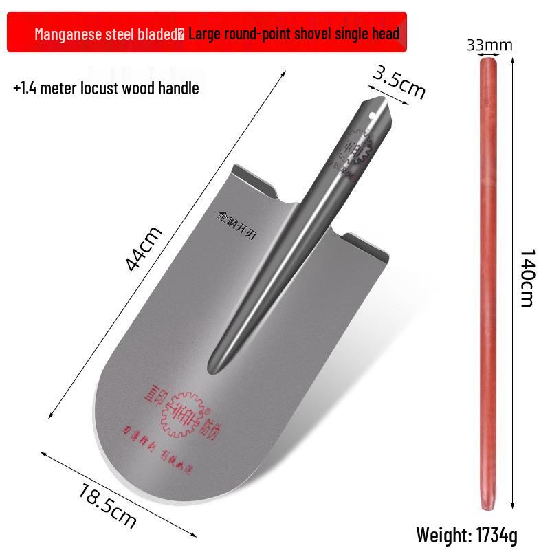 Военная камуфляжная заостренная лопата - Садовый инструмент из марганцевой стали для копания, рыхления почвы и посадки деревьев
