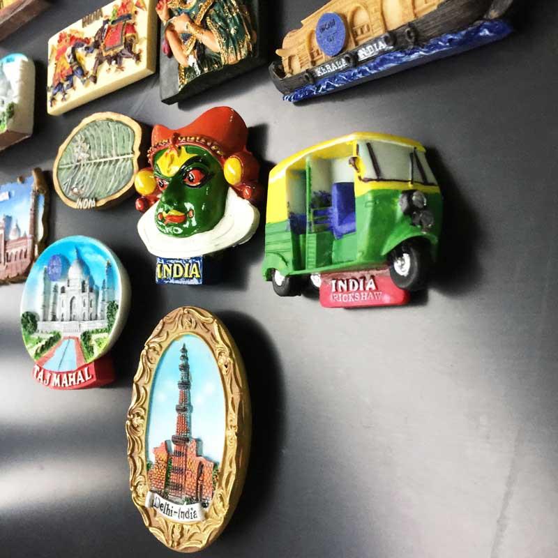 Индийский слон 3D магнит на холодильник сувенирная подарочная коллекция украшения Тадж-Махал магнитная наклейка магнит на холодильник