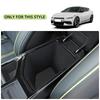 For Kia EV6 2021-2025 LHD Center Console Organizer Tray Black Armrest Storage Box Insert Car Accessories Interior Organizer