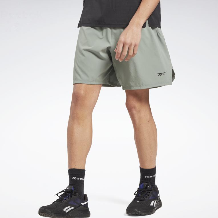 Reebok Casual Shorts Men's Army Green Moderate HR6142