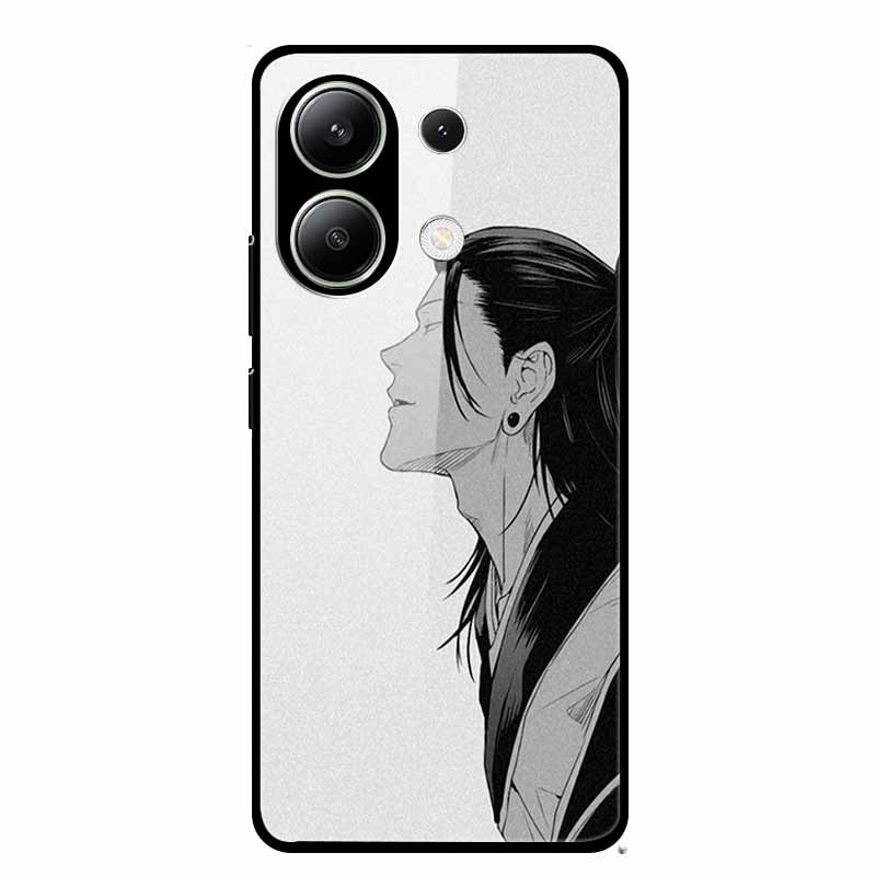 Стеклянный чехол для Xiaomi Redmi Note 13 Чехол Мягкий бампер Закаленное стекло Жесткая задняя крышка Для телефона Redmi Note 13 Pro Чехол Funda Coque