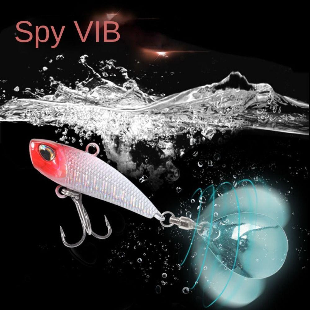 Treble Hook Metal Fishing Bait Spoon Metal Spoon Fishing Lure 2023 VIB Lure Ice Fishing