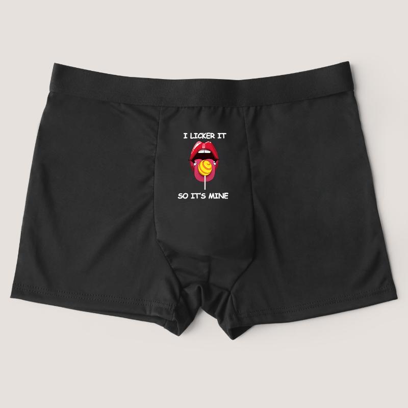 Varsbaby Мужские трусики с забавным узором и буквенным принтом, тонкие модные трусики