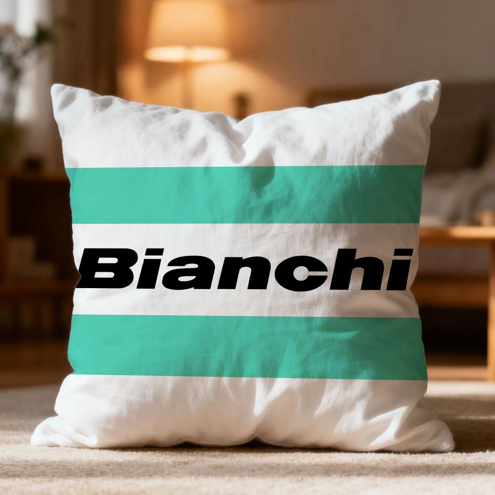 Popular B-BBianchi Cushion Cover Soft Washable Pillow Case Multi-Scene for Couch Bed Travel Office Use