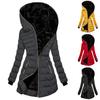 Fashion Women Hooded Outwear Ladies Warm Coat Long Padded Slim Jacket