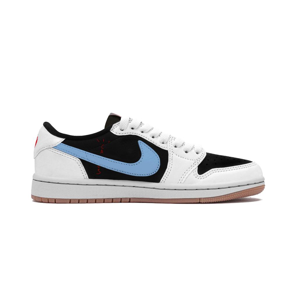 Travis Scott x Jordan Air Jordan 1 Travis Scott X AJ1 Low Сотрудничество Устойчивый к истиранию Низкие DZ4137-700(Команда1142-)