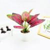 Epipremnum Aureum Simulated And Dasheen Leaves Potted Artificial Ornaments Plant