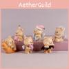 Adorable Butterbear Yellow Butter Bear Cute Blind Box Collectible Figurine Set