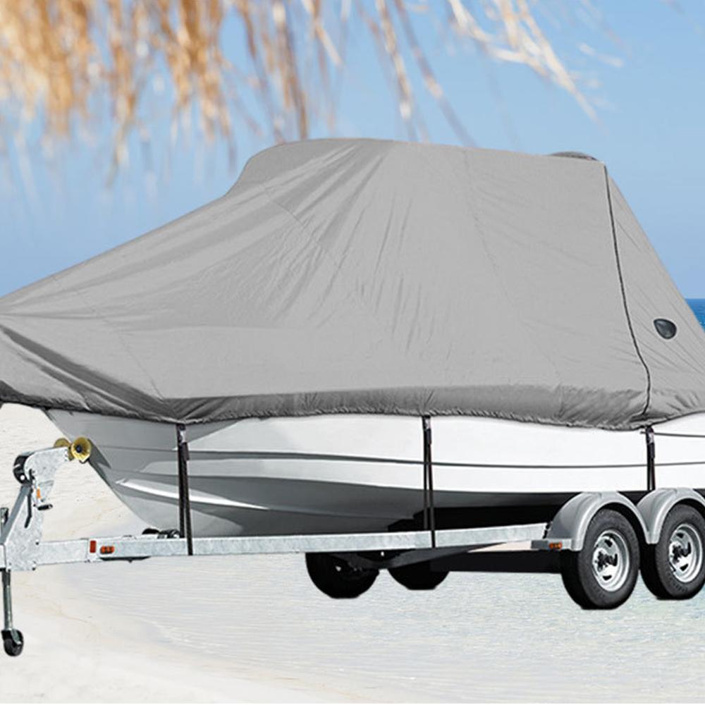 Чехол для лодки 11-22 фута, V-образный пылезащитный чехол для яхты, непромокаемый чехол для лодки, солнцезащитный крем, тафта 190T
